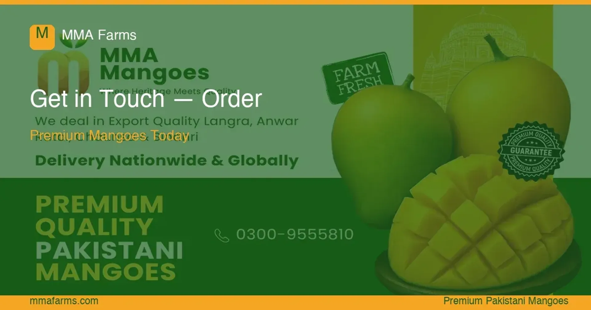 How to Order MMA Farms Mangoes — WhatsApp, Phone, Online