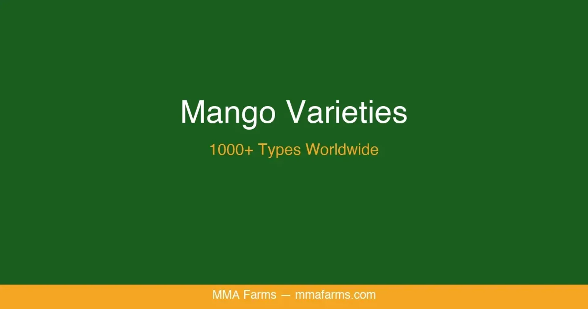 MMA Farms Mango Festival — Tastings, Activities & Variety Showcase