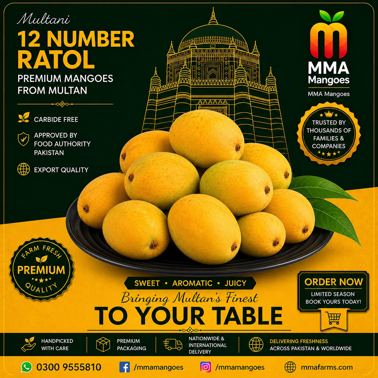 12 Number Ratol (بارہ نمبر رٹول) — Premium Pakistani Mango