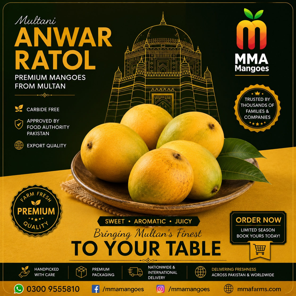 Anwar Ratol (انور رٹول) — Premium Pakistani Mango