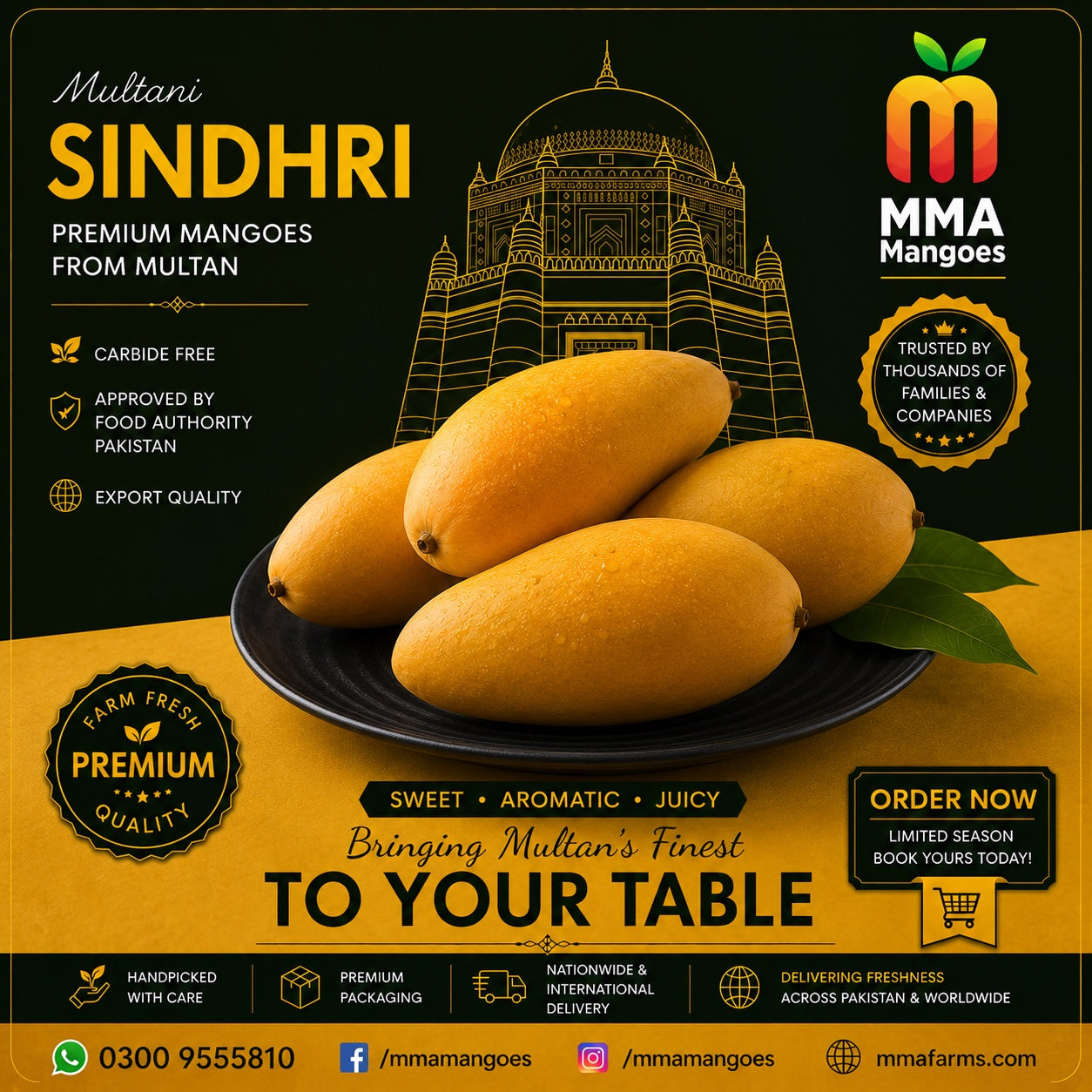 Sindhri (سندھری) — Premium Pakistani Mango